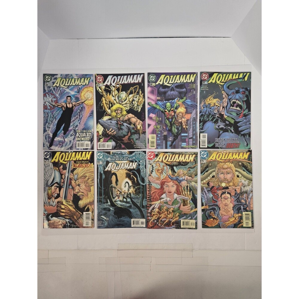 Aquaman DC Comics Lot of 8 #20 27 28 29 71 72 73 75 1996-2001 Modern Age VF/NM